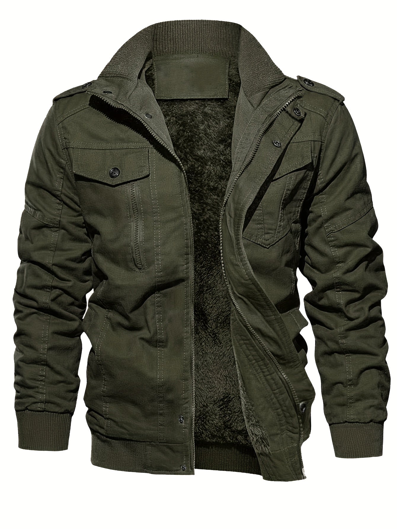 Insulated Water Resistant Men's Ski Parka Coat