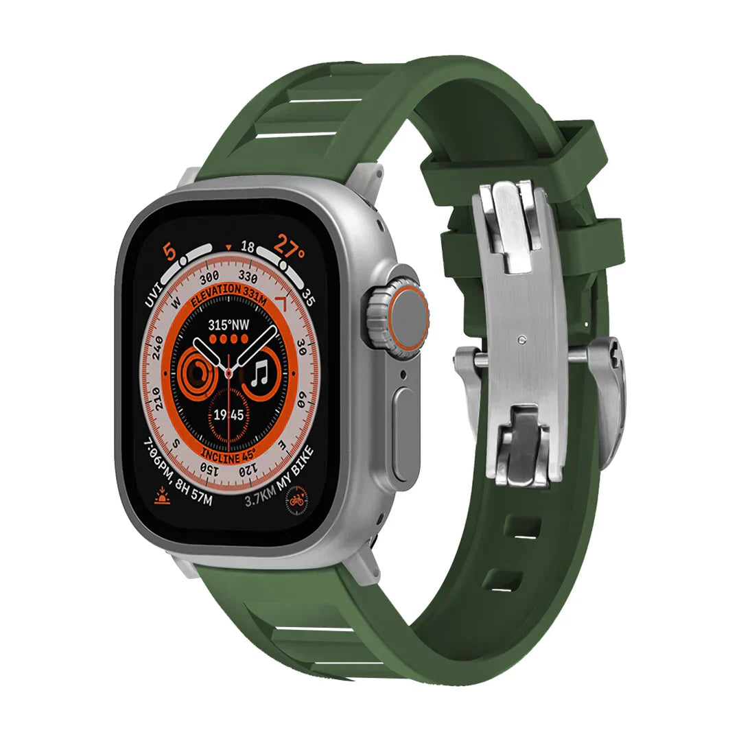 Vibrant Floral Buckle Apple Watch Band