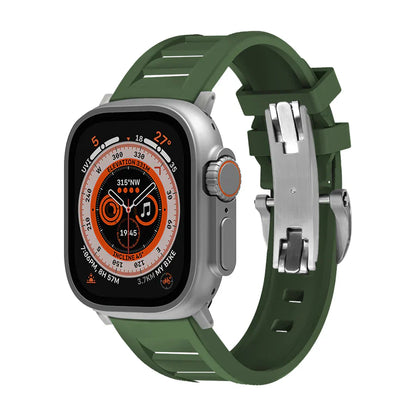 Vibrant Floral Buckle Apple Watch Band