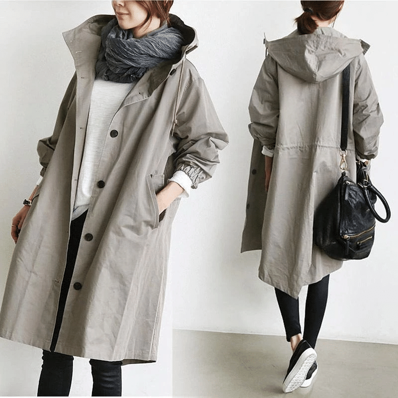 Waterproof Ladies Trench Raincoat