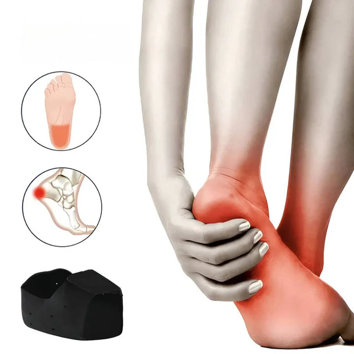 Heel Cups for Plantar Fasciitis | Soft Gel Inserts - for Heel Pain Relief and Shock Absorption