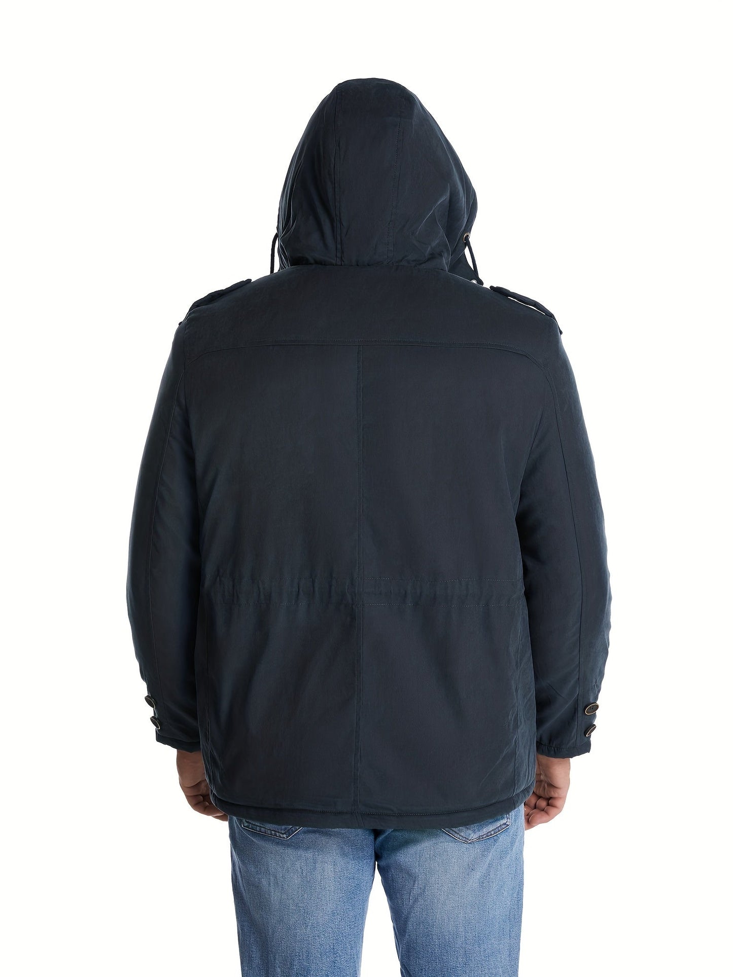 Warm Mens Heavy Parka Coat