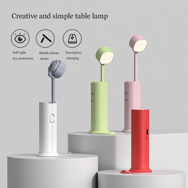 Telescopic Folding Rechargeable LED Desk Lamp Learning Mobile Power Eye Protection Desk Lamp