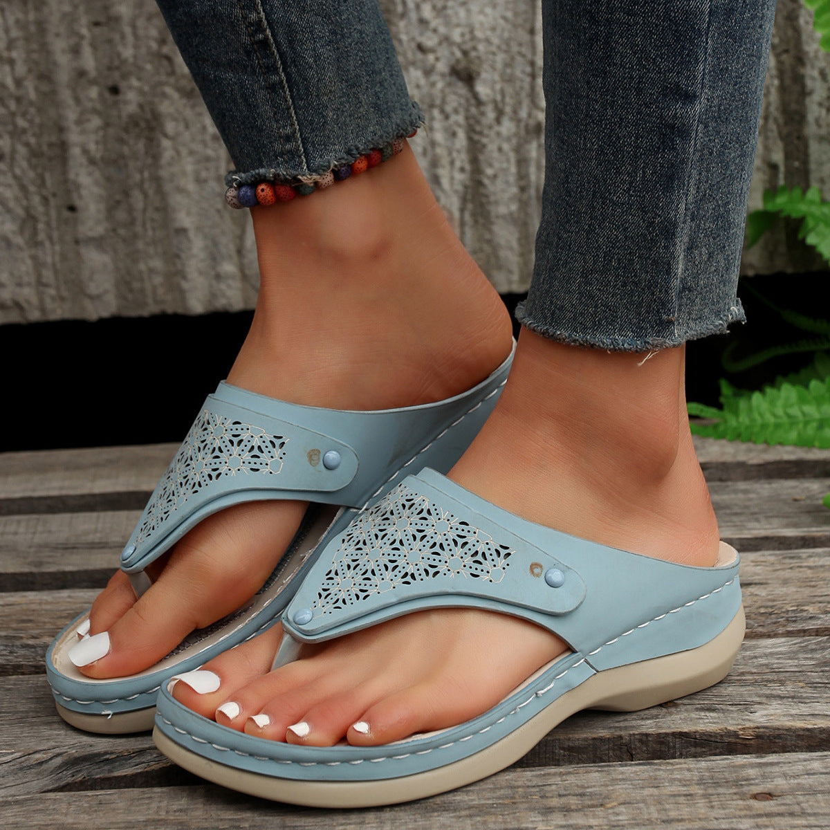 Orthopedic Summer Flip-Flops for Outdoors