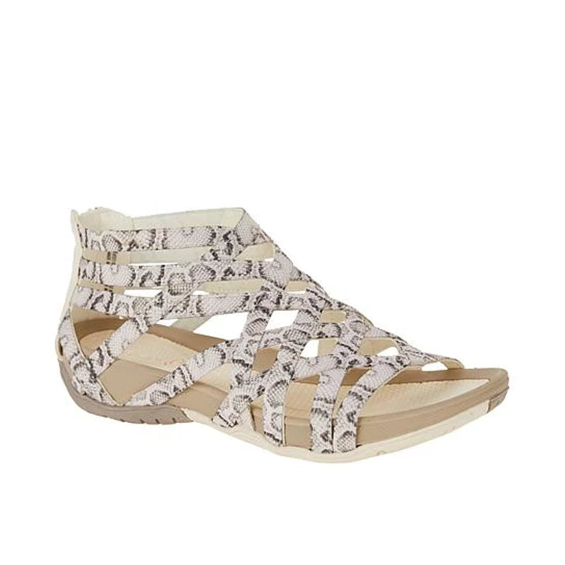 Round Toe Hollow Roman Gladiator Beach Wedge Sandals