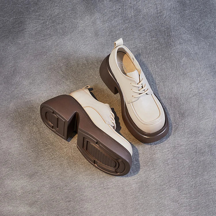 Classic High Heel Comfort Loafers