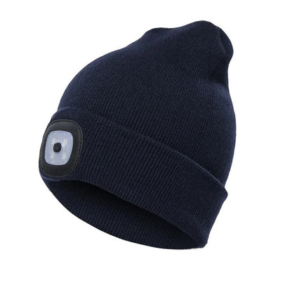 Rechargeable Winter LED Beanie Light