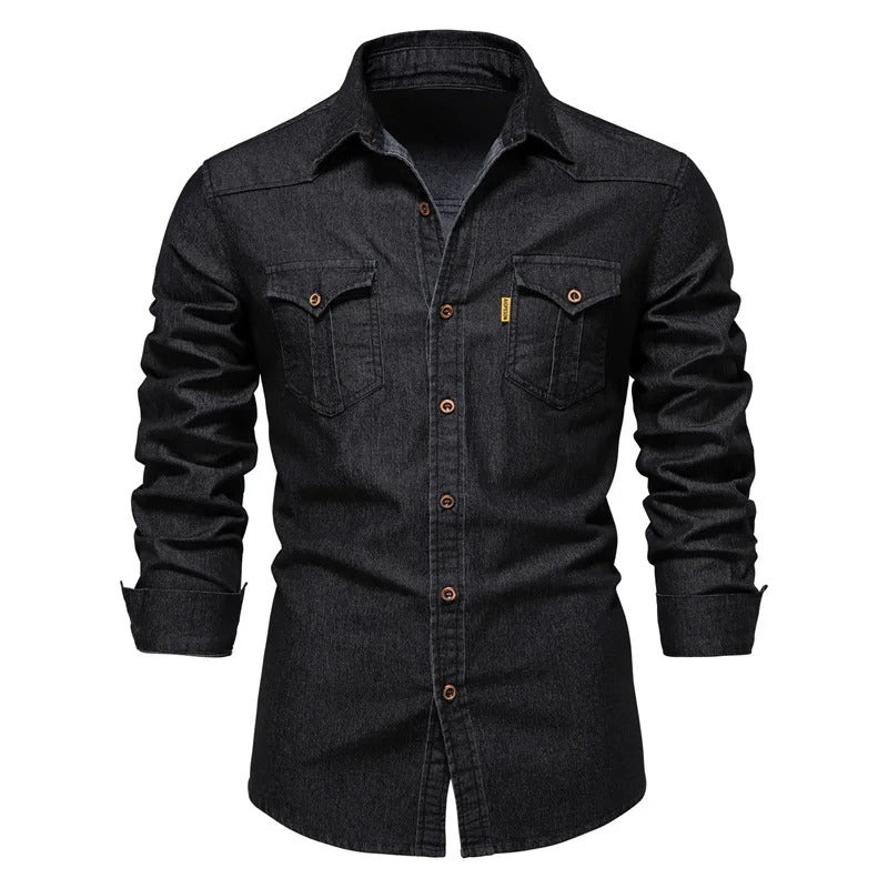 Vintage Inspired Blue Jeans Shirt