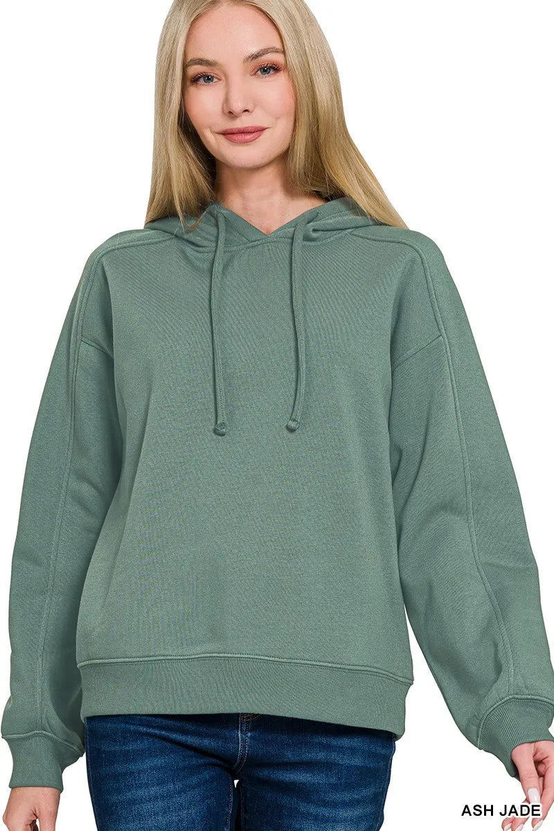 Soft Oversized Fleece Hoodie with Pockets - OutfitLondon