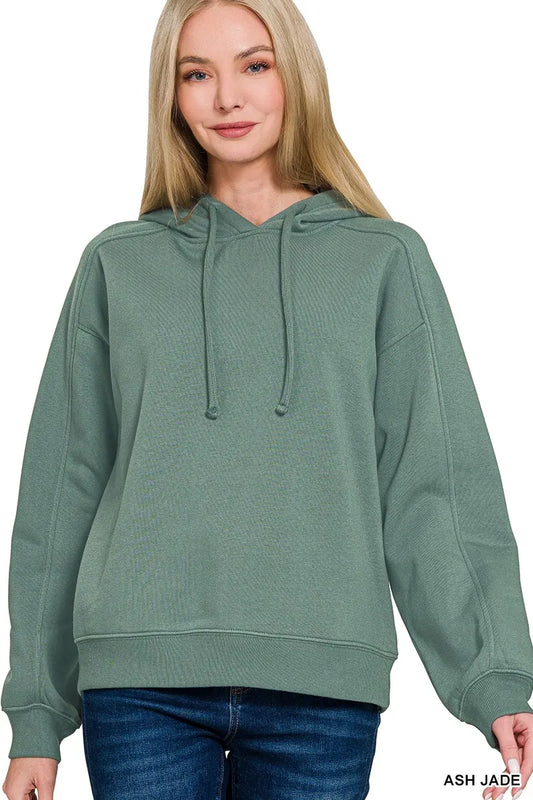 Soft Oversized Fleece Hoodie with Pockets - OutfitLondon