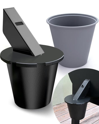 Upgraded Grease Bucket with Secure Lid & Silicone Liner