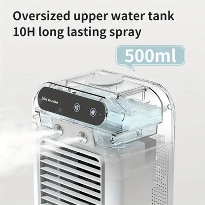 Rechargeable Portable Aircon with Mist Spray