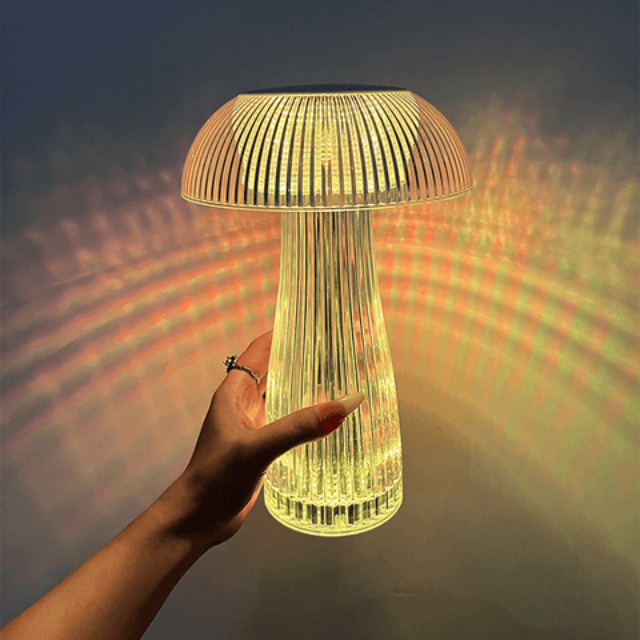 Rechargeable Crystal Jellyfish Table Lamp