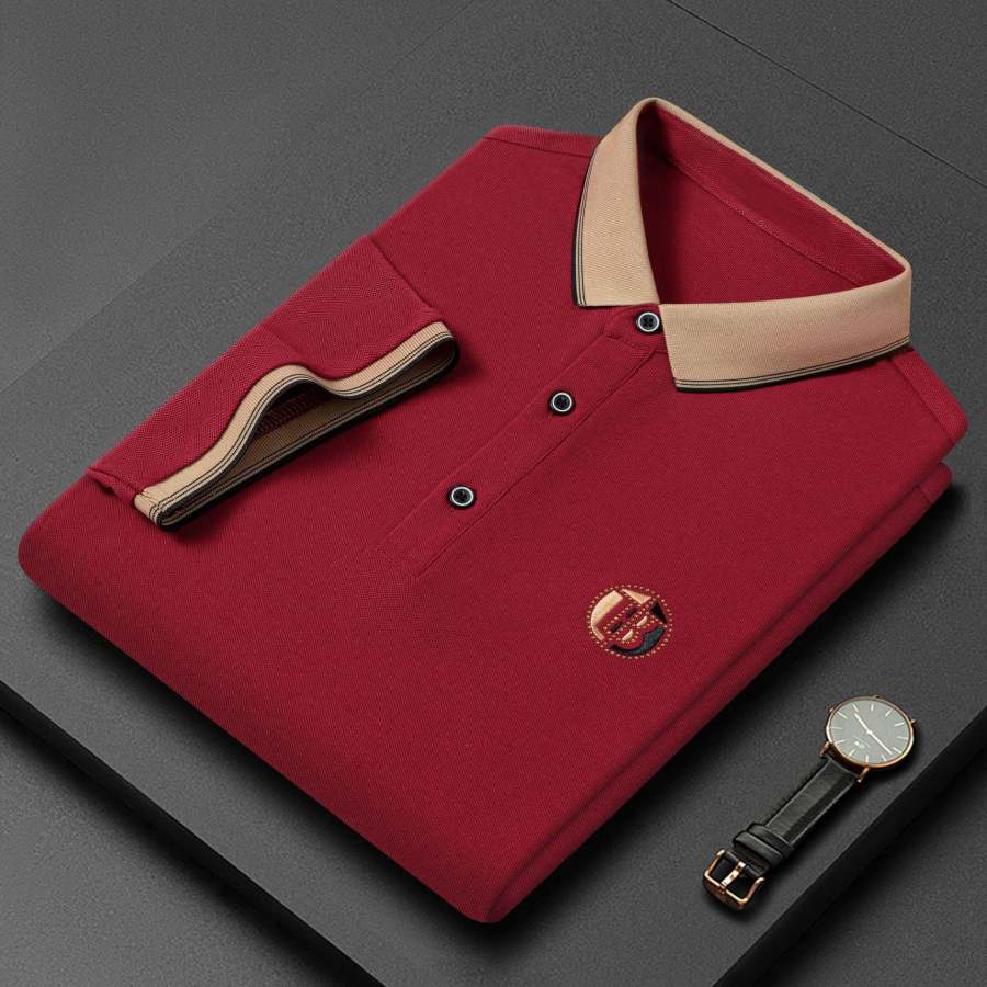 Men's Summer Comfortable Breathable Business Style Short Sleeves