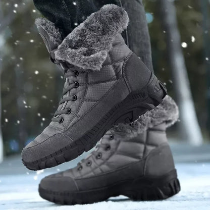 Warm Waterproof Hiking Boots for Men