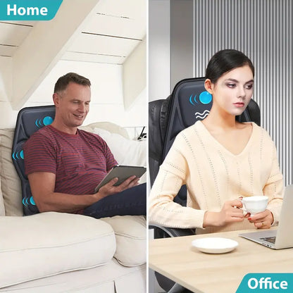 Relaxing Heat Therapy Back Massager