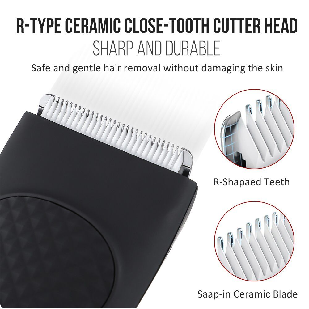 Balls Body Groin Pubic Hair Trimmer Mens Manscaper Shaver Groomer Waterproof