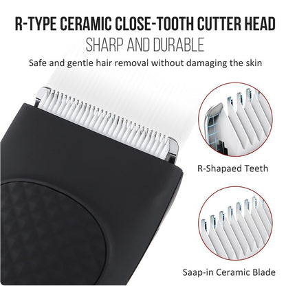 Balls Body Groin Pubic Hair Trimmer Mens Manscaper Shaver Groomer Waterproof