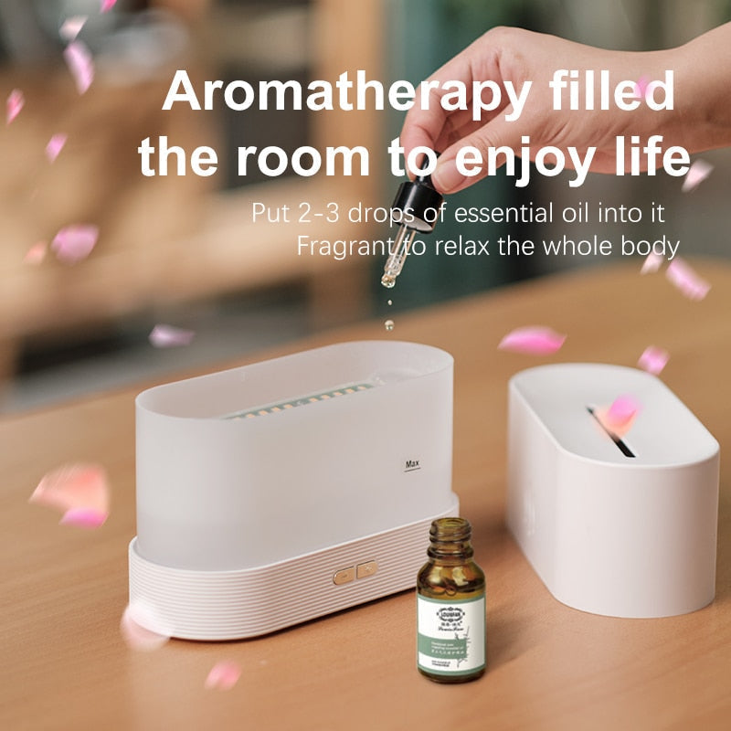Flame Humidifier Essential Oil Diffuser