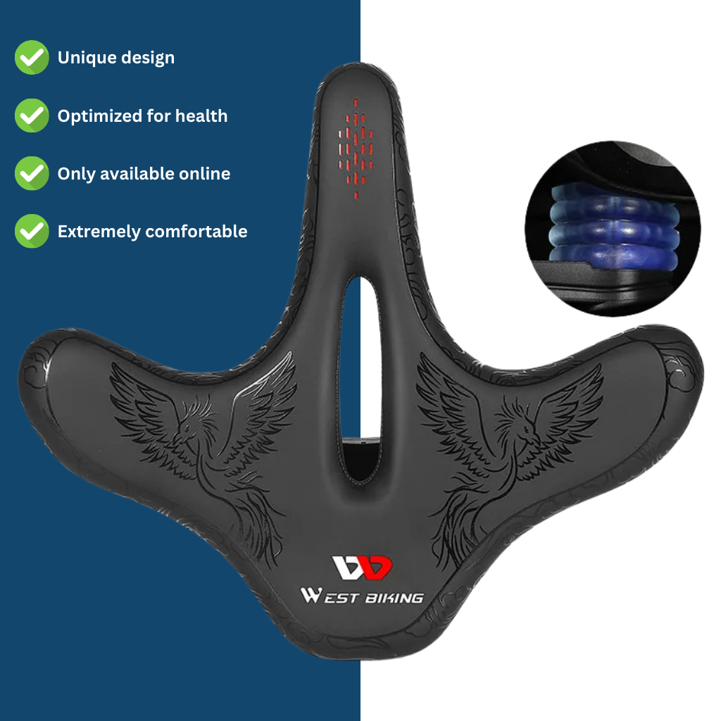 Comfortable Bike Seat-With ultra-Soft Gel Cushion-Phoenix Bike