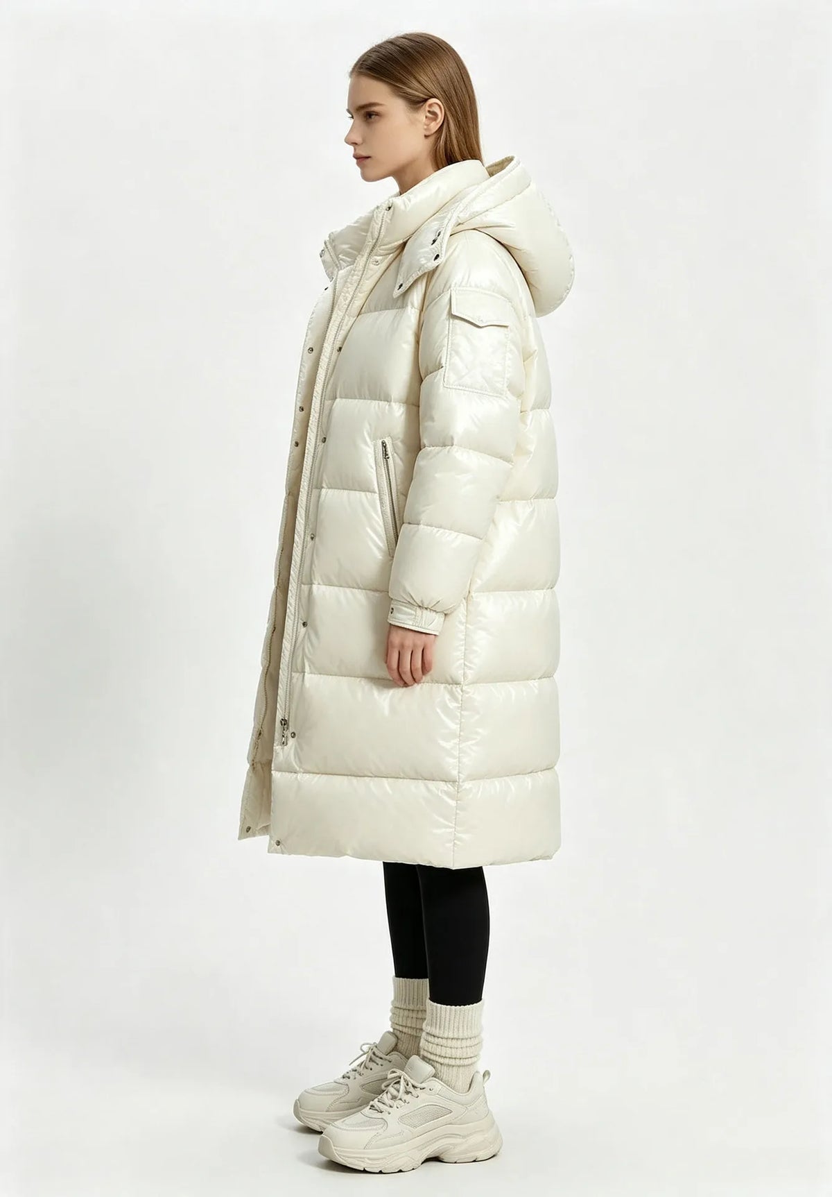 Women's Casual Hooded Puffer Winter Parka