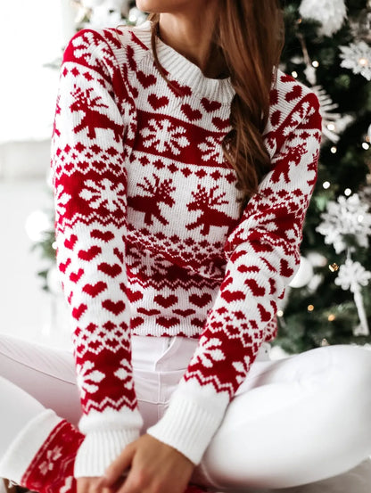 Soft Purple Holiday Sweater for Women