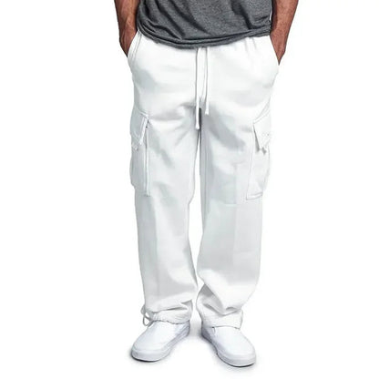 Soft Men's Fleece Cargo Sweatpants