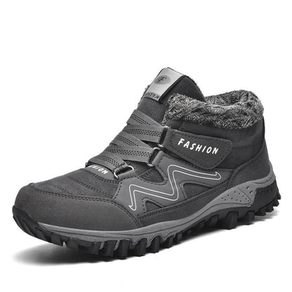 Orthopedic Shoes Anti-collision Velcro Hiking Ankle Sneakers Suede Outdoor