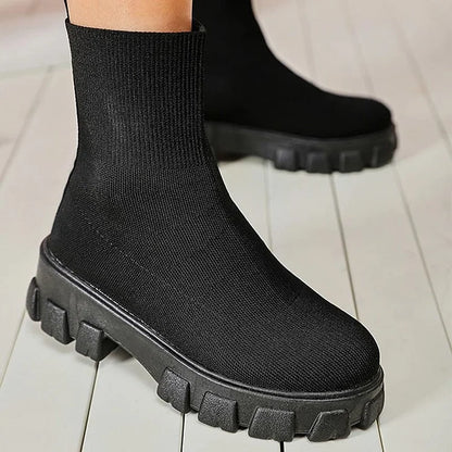 Cozy Cable Knit Ankle Boot Socks