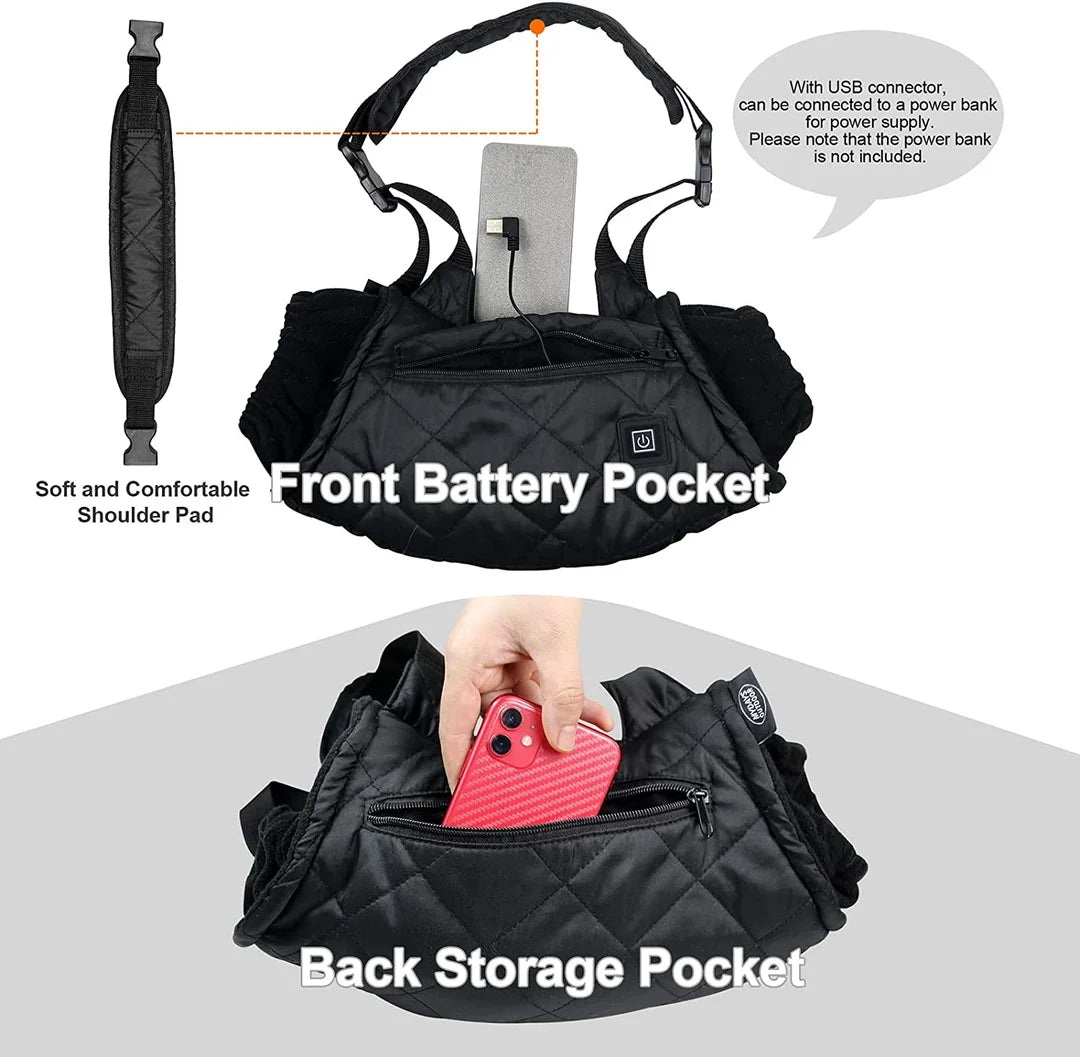 Heated Hand Muff for Winter Outdoor Hunting Camping Ice-Fishing