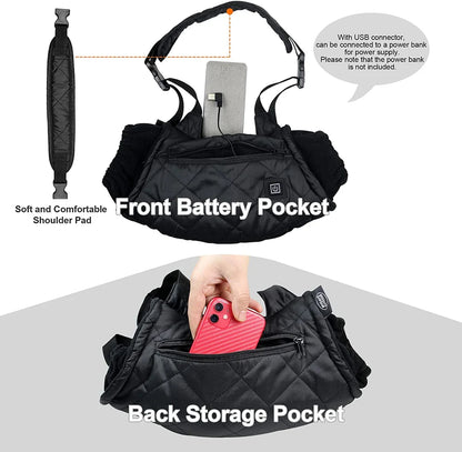 Heated Hand Muff for Winter Outdoor Hunting Camping Ice-Fishing
