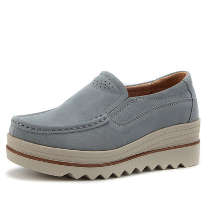 Wide Feet Orthopedic Suede Leather Shoes For Women