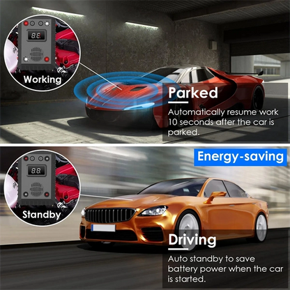 Ultrasonic Car Mice Repeller Under-Hood Ultrasonic Rodent Repeller – Get Rid Of Mice in 48 Hours