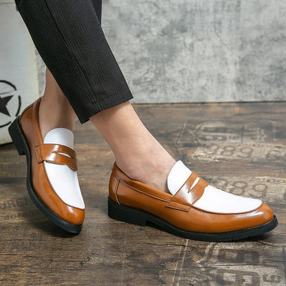 Men's Leather Loafers with Comfortable Fit