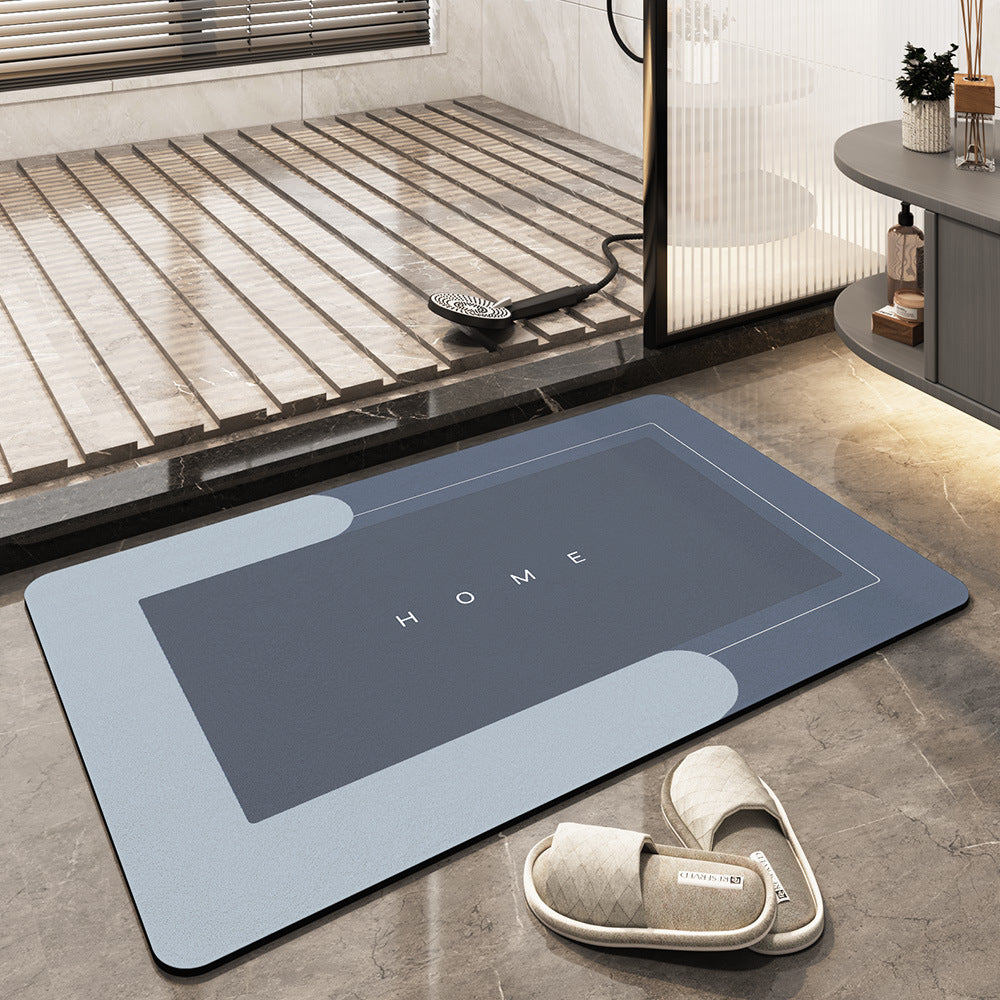 Gentle Grip Bathroom Mat Soft Absorbent Floor Rug