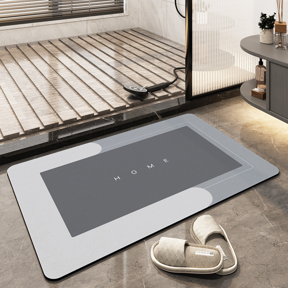 Gentle Grip Bathroom Mat Soft Absorbent Floor Rug