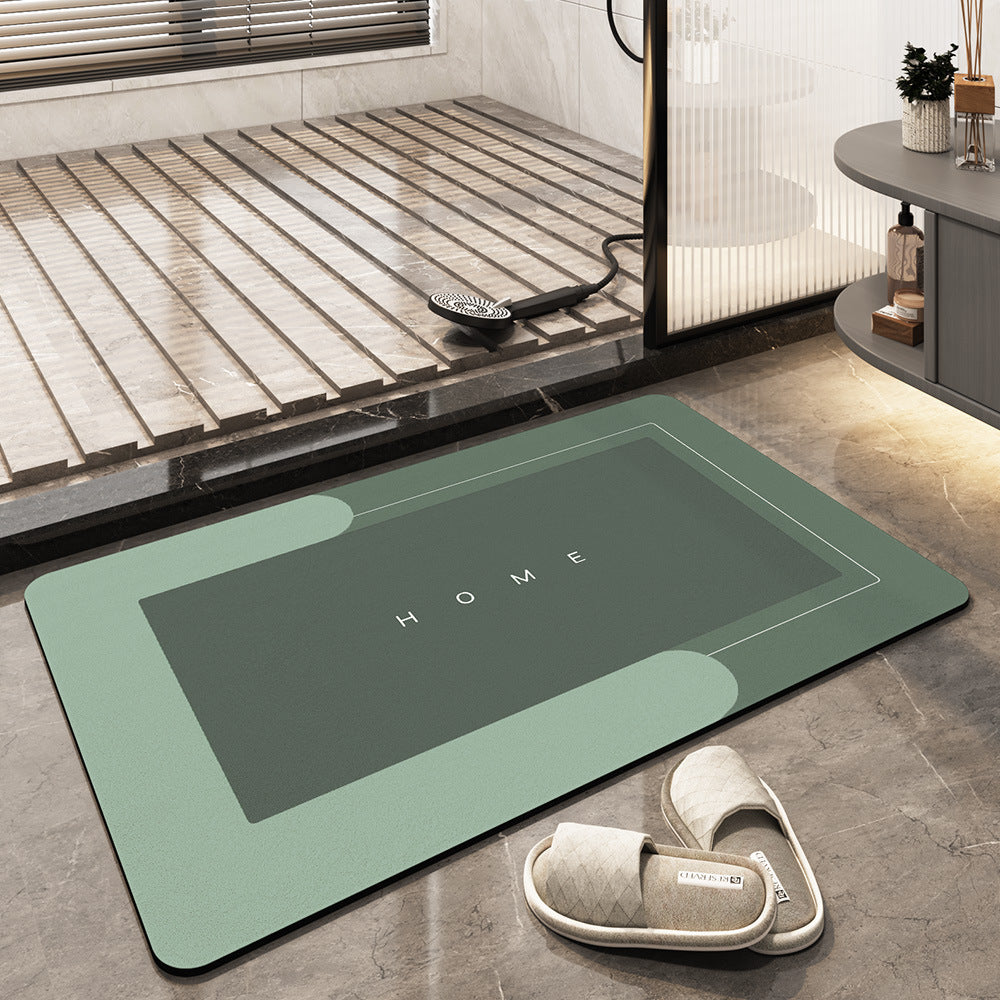 Gentle Grip Bathroom Mat Soft Absorbent Floor Rug