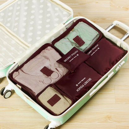 Travel Accessories Packing Cube Set - 2pc Portable Storage Bags