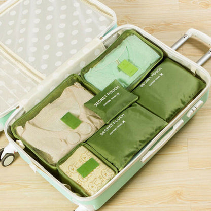 Travel Accessories Packing Cube Set - 2pc Portable Storage Bags
