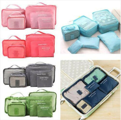 Travel Accessories Packing Cube Set - 2pc Portable Storage Bags
