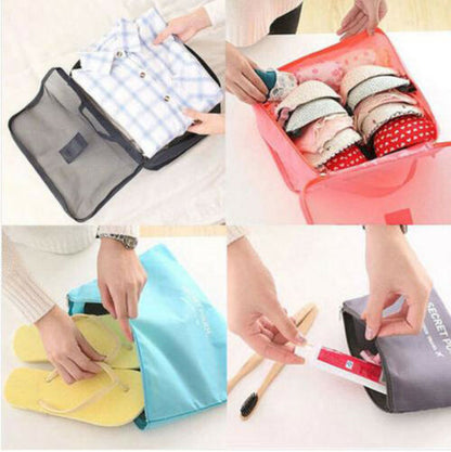 Travel Accessories Packing Cube Set - 2pc Portable Storage Bags