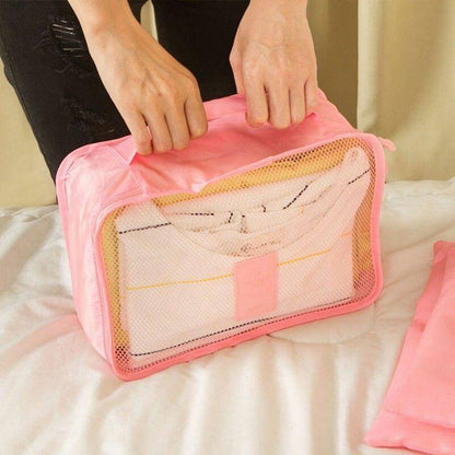 Travel Accessories Packing Cube Set - 2pc Portable Storage Bags
