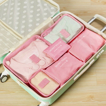 Travel Accessories Packing Cube Set - 2pc Portable Storage Bags