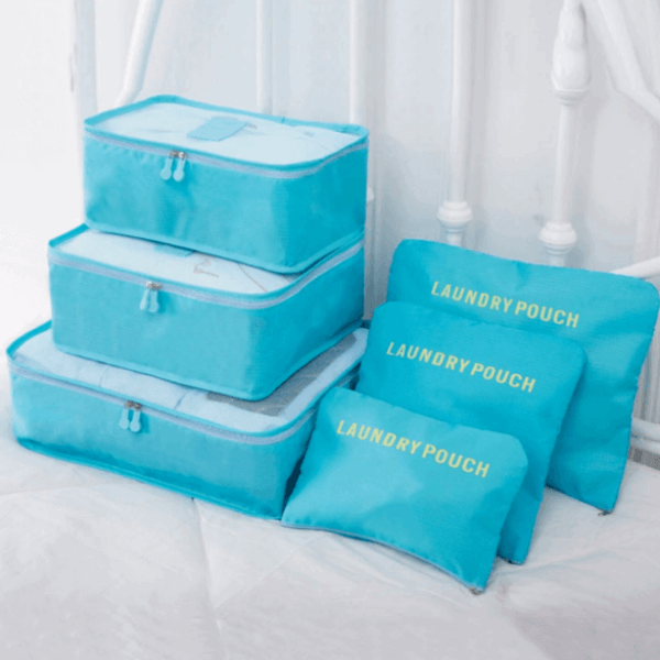 Travel Accessories Packing Cube Set - 2pc Portable Storage Bags