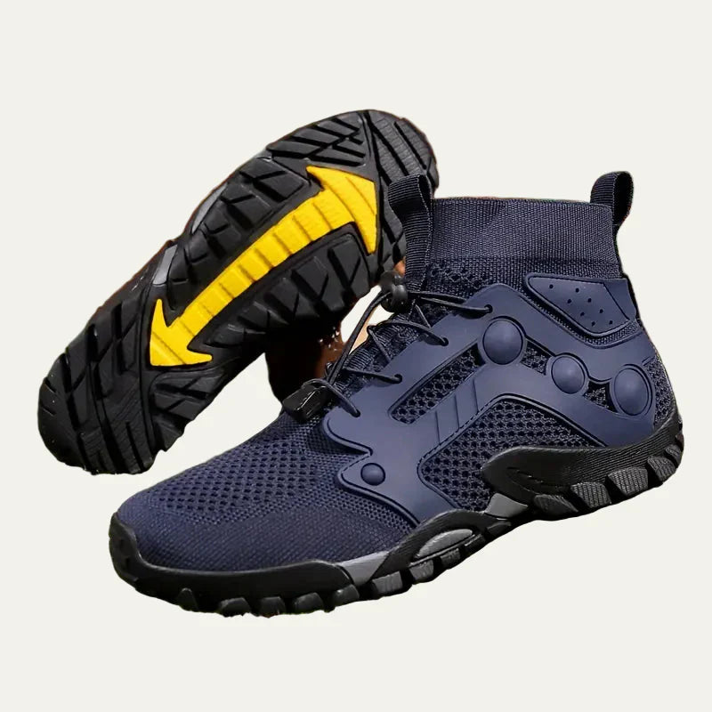 Men's Hiking Boot with Breathable Mesh and Fast Lacing