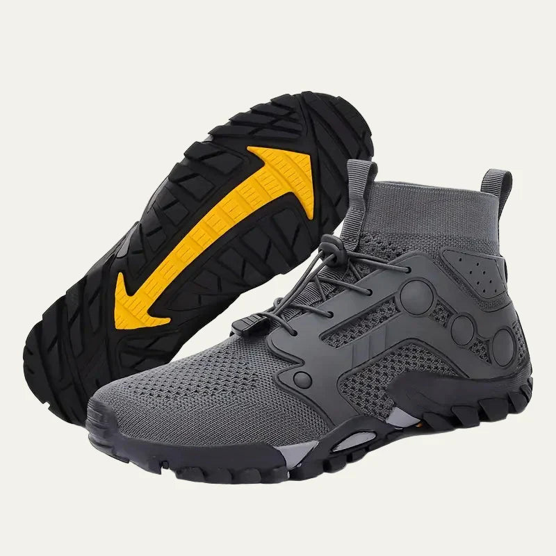 Men's Hiking Boot with Breathable Mesh and Fast Lacing