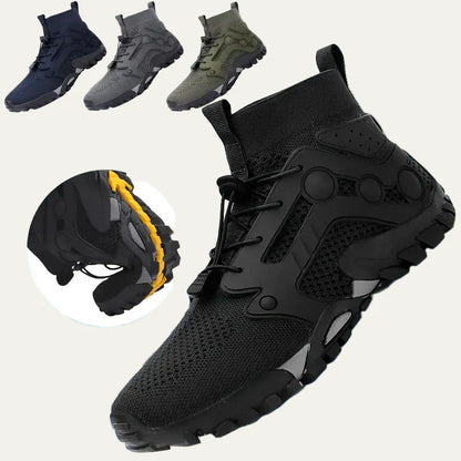 Men's Hiking Boot with Breathable Mesh and Fast Lacing