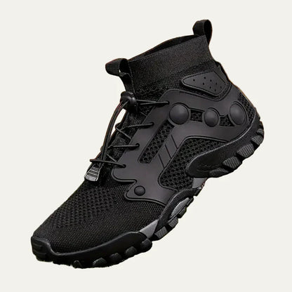 Men's Hiking Boot with Breathable Mesh and Fast Lacing