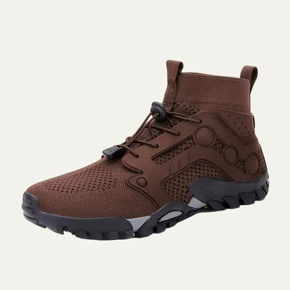 Men's Hiking Boot with Breathable Mesh and Fast Lacing