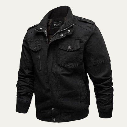 Rugged Army Style Outerwear Jacket